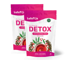 Lulutox Detox Tea packages